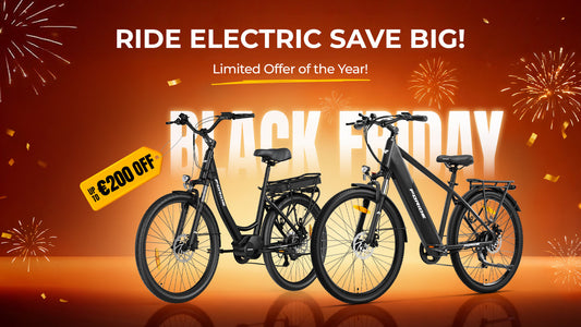 Foride's Black Friday Event: Incredible Deals on the Urbano 2 and Roamer 1 E-Bikes