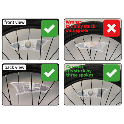 4pcs LED Bike Wheel Lights