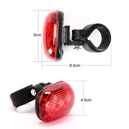 Electric Bike Taillight, 3 Light Modes